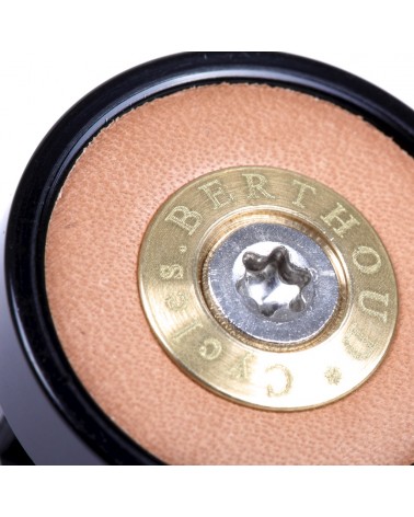 bar-end spiegel berthoud randonneur cnc gefräst schwarz eloxiert leder