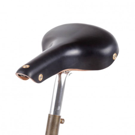 Leather saddle Vars black