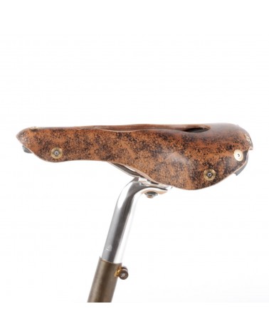Selle vélo cuir ouvert nerf pudendal randonnée Berthoud Aspin 2