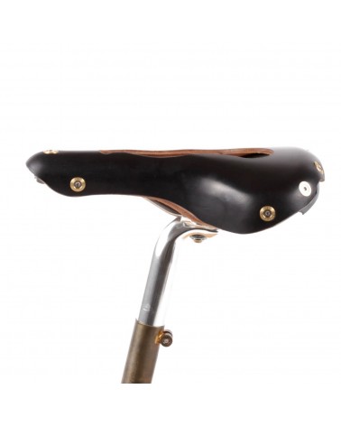 Silla de montar de cuero abierta con nervio pudendo Berthoud Aravis 2