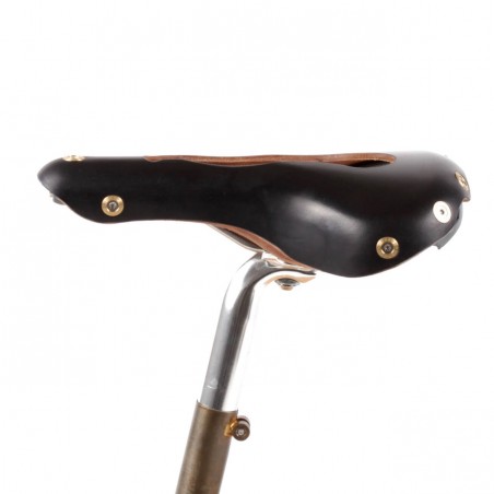 Selle vélo cuir ouvert nerf pudendal randonnée Berthoud Aravis