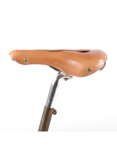 Selle vélo cuir ouvert nerf pudendal randonnée Berthoud Aravis 2