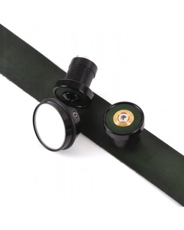 bouchons rétroviseur cintre randonnée berthoud cuir vert rouge édition limitée 2