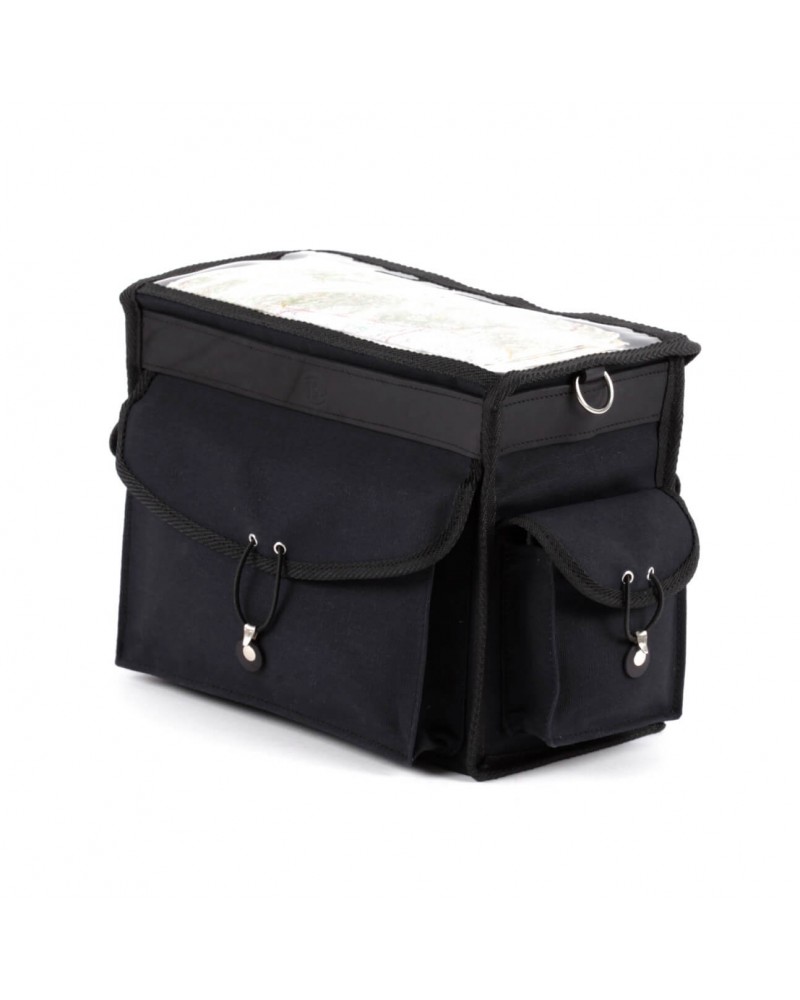 Handlebar bag black on black berthoud