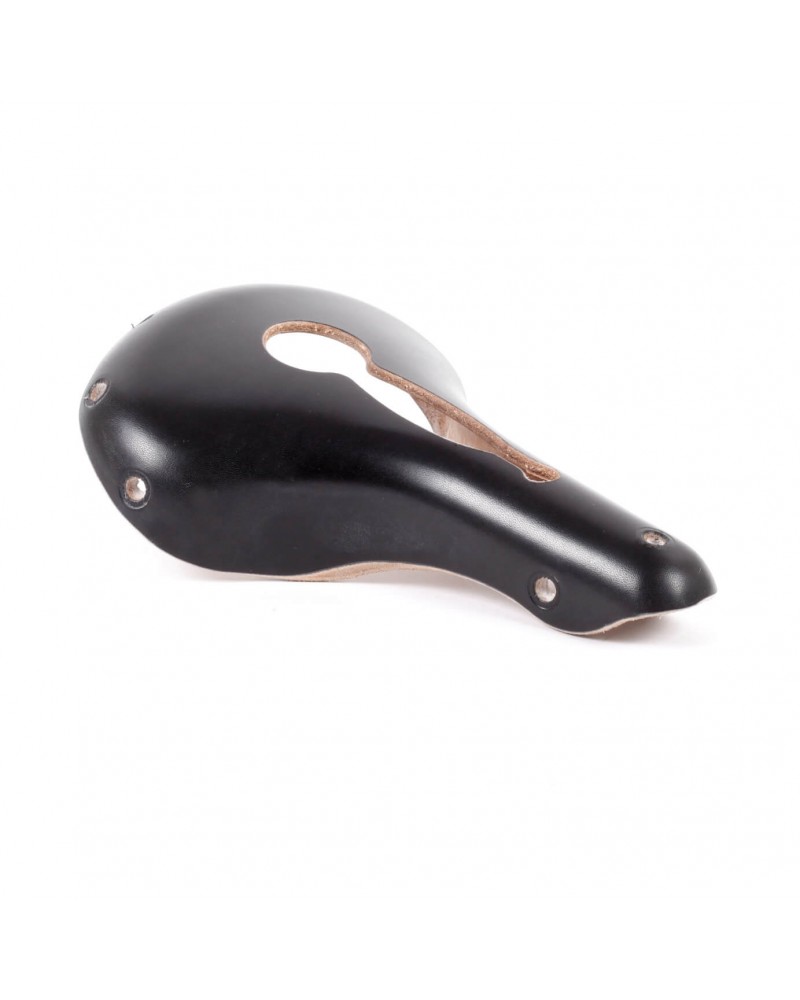 Cuir de remplacement pour selle Marie-Blanque Ouvert Agnel Ouvert noir