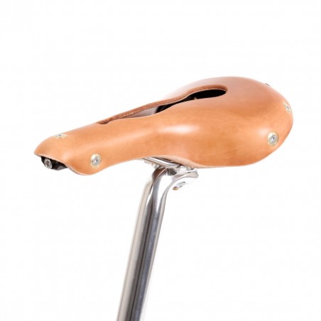 selle vélo cuir ouvert berthoud aspin randonnée touring