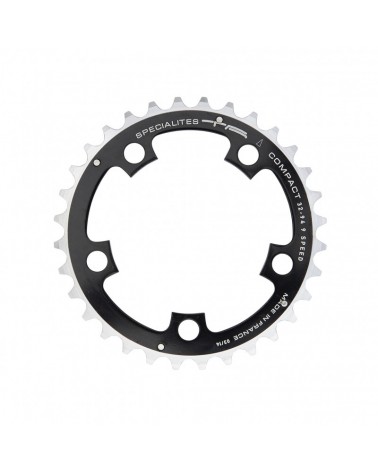 TA COMPACT TRIPLE MTB-kjetting Ø94 - innvendig - Svart