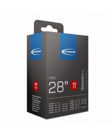 Schwalbe SV17 innerrör för 700C x 28 till 47 däck