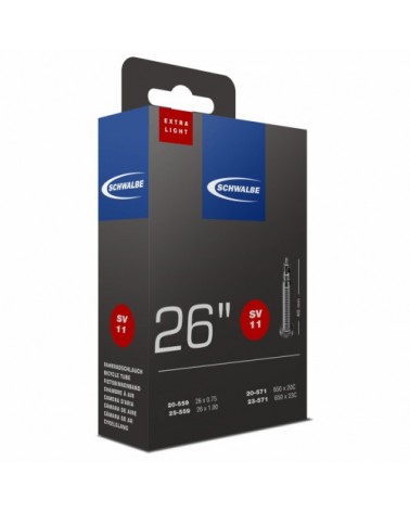 Schwalbe SV11 innerrör för 650C x 23 eller 26" x 1,1" däck