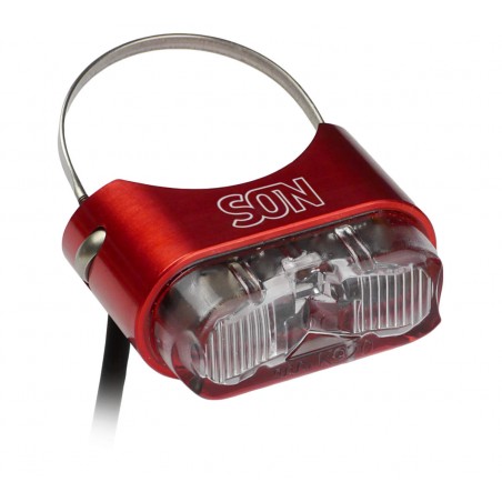 Luz trasera par E-Bike SON DC de 6-12 voltios montada en la tija del sillín
