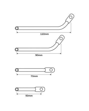 Haarukka decaleur classic rando ohjaustankolaukku