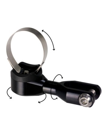 Support de feu avant velo SON Nabendynamo Delux 3 dimensions pour guidon