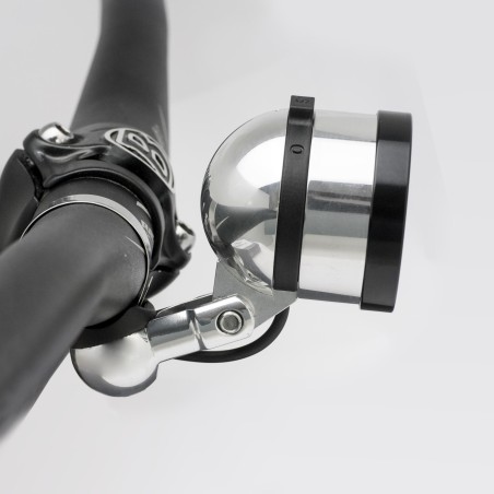 SON delux 2D hodelyktstøtte, CNC-polert aluminium for styr 22-31,8 mm