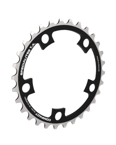 Spécialités TA Track Competition 144 PCD 5 Arm Chainring, Silver, 47t