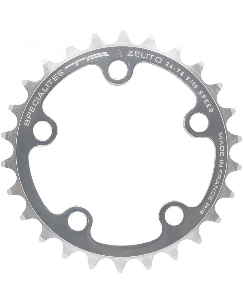 Spécialités TA ZELITO Triple 74BCD - inner chainring - silver