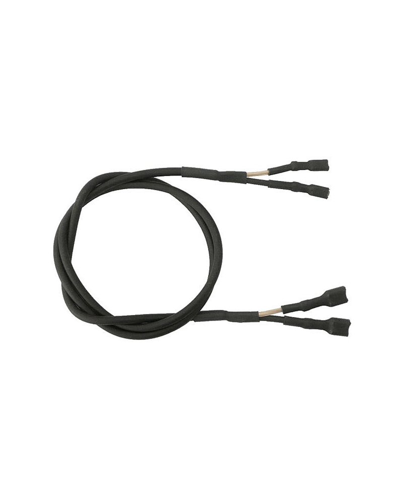 Coaxial cable for connection headlight - SON hub, 57 cm, 2 conn. 4.8 mm, 2 conn. 2.8 mm fitted