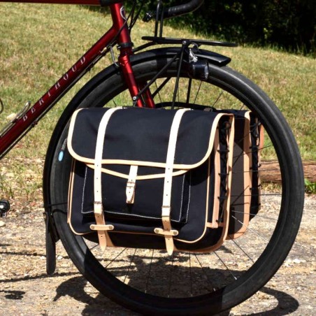 GB372 Kofferset met Klickfix-bevestigingen - Zwart/Naturaal