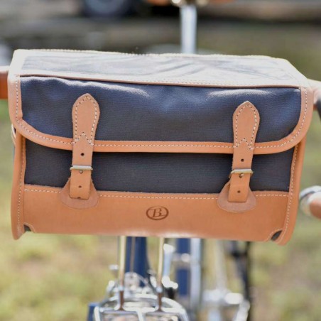 Bolsa de manillar para bicicleta GB905 - Gris/Natural