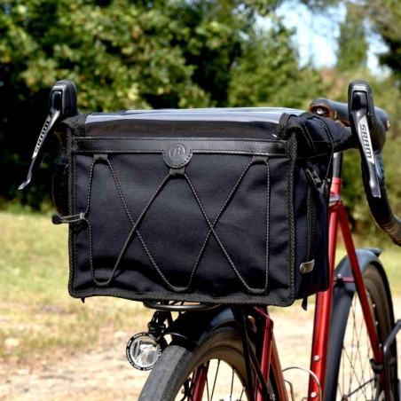 Bolsa de manillar sin palanca de cambios 25 - Todo negro