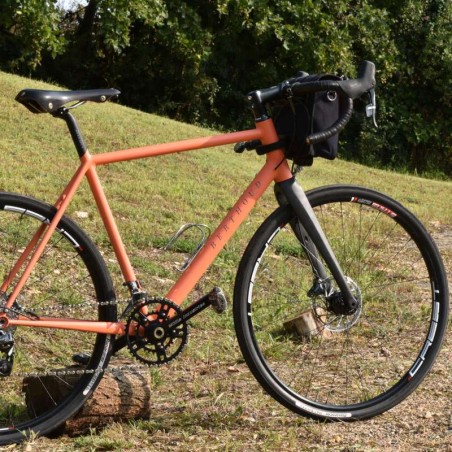 Lichte stuurtas - geheel zwart