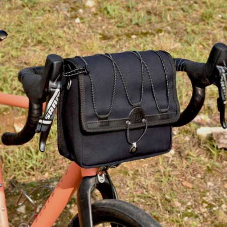 Lichte stuurtas - geheel zwart