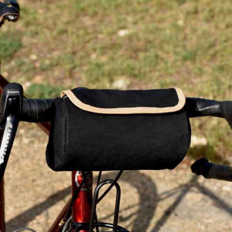 Bolsa para sillín de bicicleta GB288 - Negro / Natural
