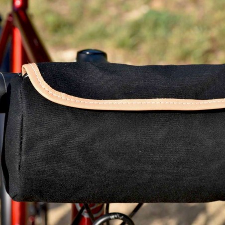 Bolsa para sillín de bicicleta GB288 - Negro / Natural