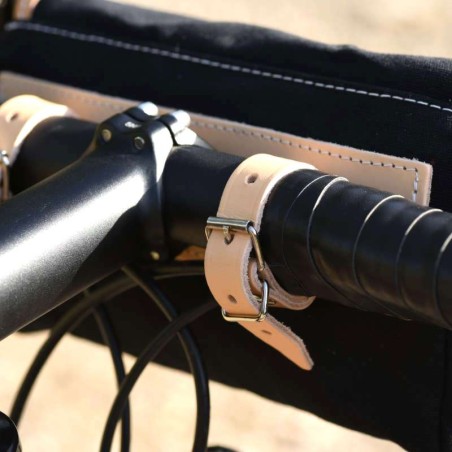 Bolsa para sillín de bicicleta GB288 - Negro / Natural