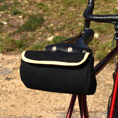 Bolsa para sillín de bicicleta GB288 - Negro / Natural