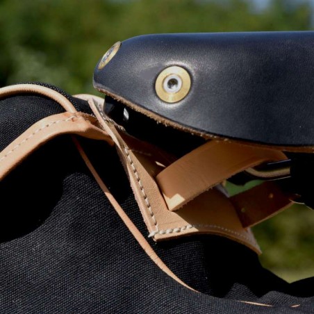 Bolsa GB786 Correa de cuero / hebilla - Negro / Natural