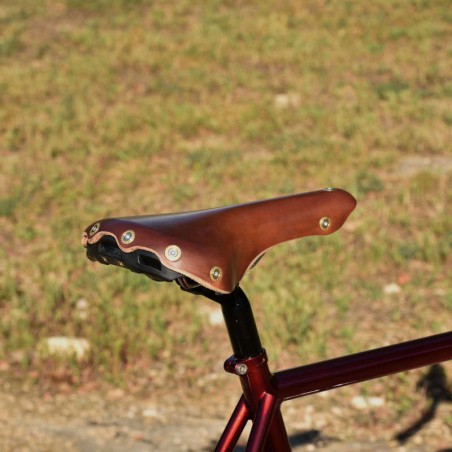 Silla de montar de cuero Aspin Marrón