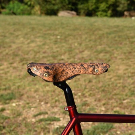 Selle vélo cuir ouvert nerf pudendal randonnée Berthoud Aravis