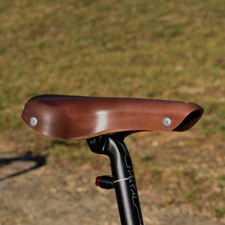 Silla de montar de cuero Mente Moreno