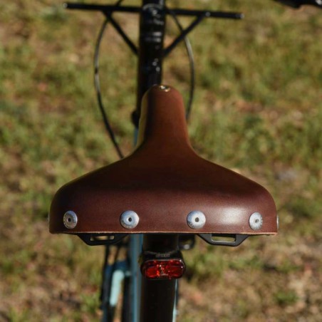 Silla de montar de cuero Mente Moreno