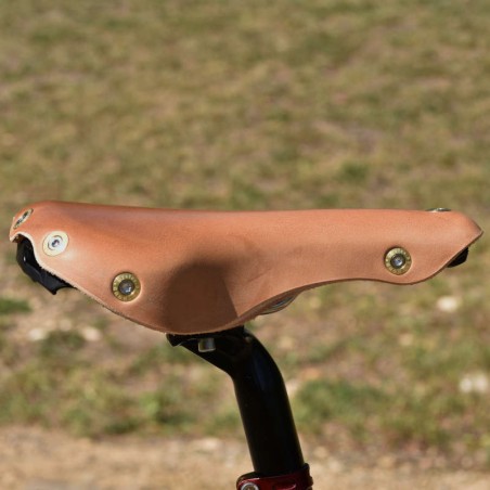 Lædersadel til kvinder med titaniumskinner Berthoud Agnel