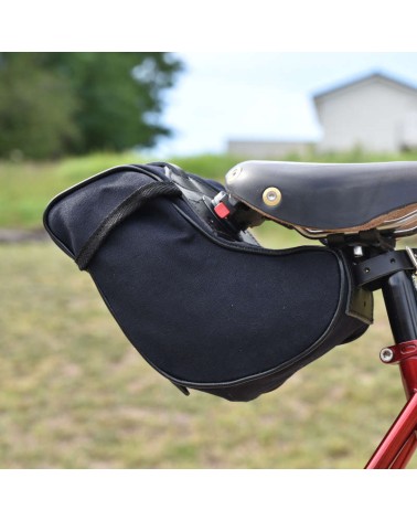 Sacoche selle vélo 322GBLACK786 avec fixation Klick Fix