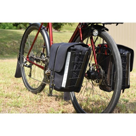 Par de alforjas laterales GB1500 KF - Todas negras