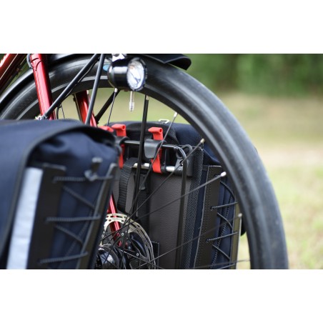 Par de alforjas laterales GB1500 KF - Todas negras