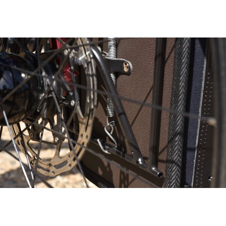 Paar Seitentaschen GB1500 Riemen-/Federbefestigung - Komplett schwarz