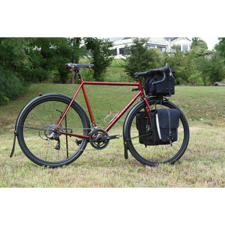 Paar Seitentaschen GB1500 Riemen-/Federbefestigung - Komplett schwarz