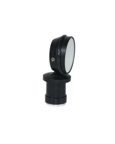 specchio per bicicletta nero opaco 2