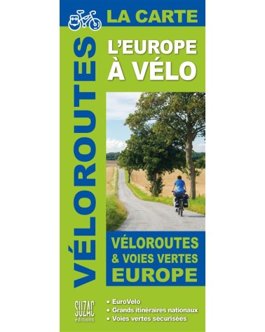 Editions Suzac - Kartta - Pyöräily Euroopassa:...