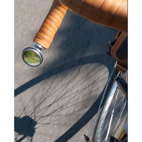 Bakspejl - anodiseret sølv