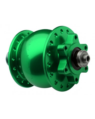 Moyeu dynamo SON 28 disque 6 trous vert