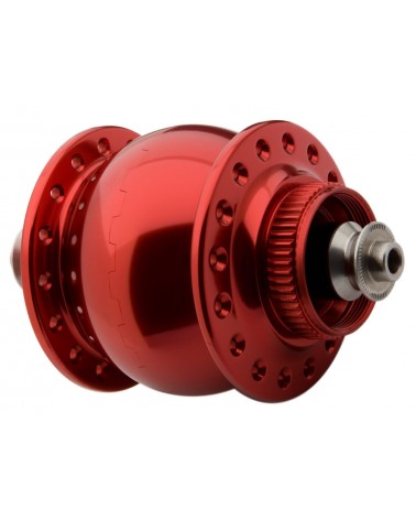 Moyeu dynamo SON 28 disque centerlock rouge