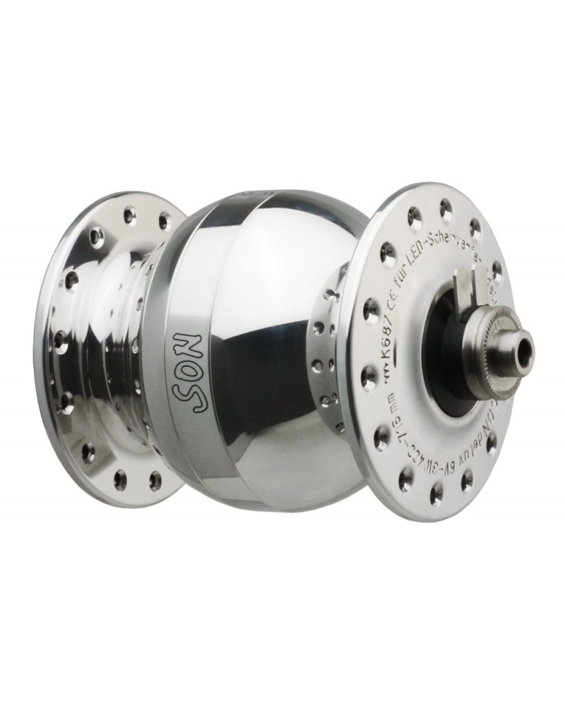 SONdelux Wide Body dynamo hub negro