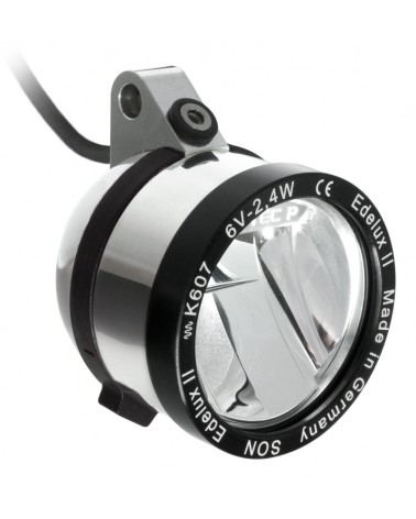 SON Edelux käänteinen LED polkupyörän ajovalo dynamonavalla varustettuna